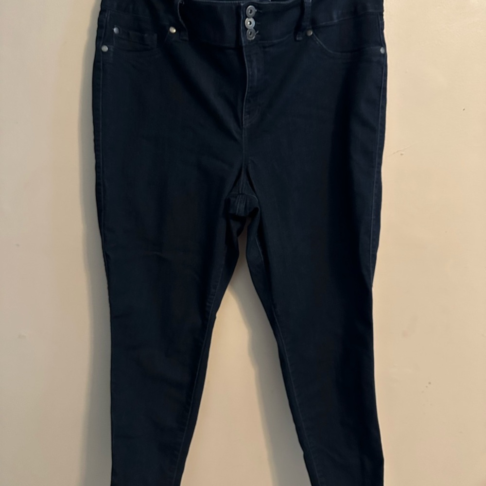 Torrid Dark Blue Super Stretch Jeggings